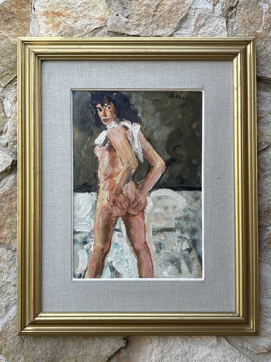 Quadro -Nudo Di Donna- Carlo Verdecchia dipinto a olio