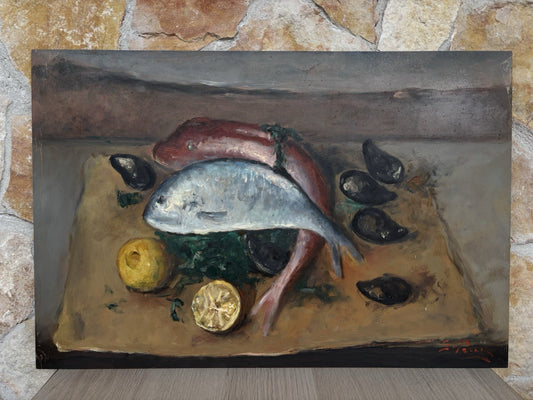 Quadro -Natura Morta- Giovanni Pane dipinto a olio