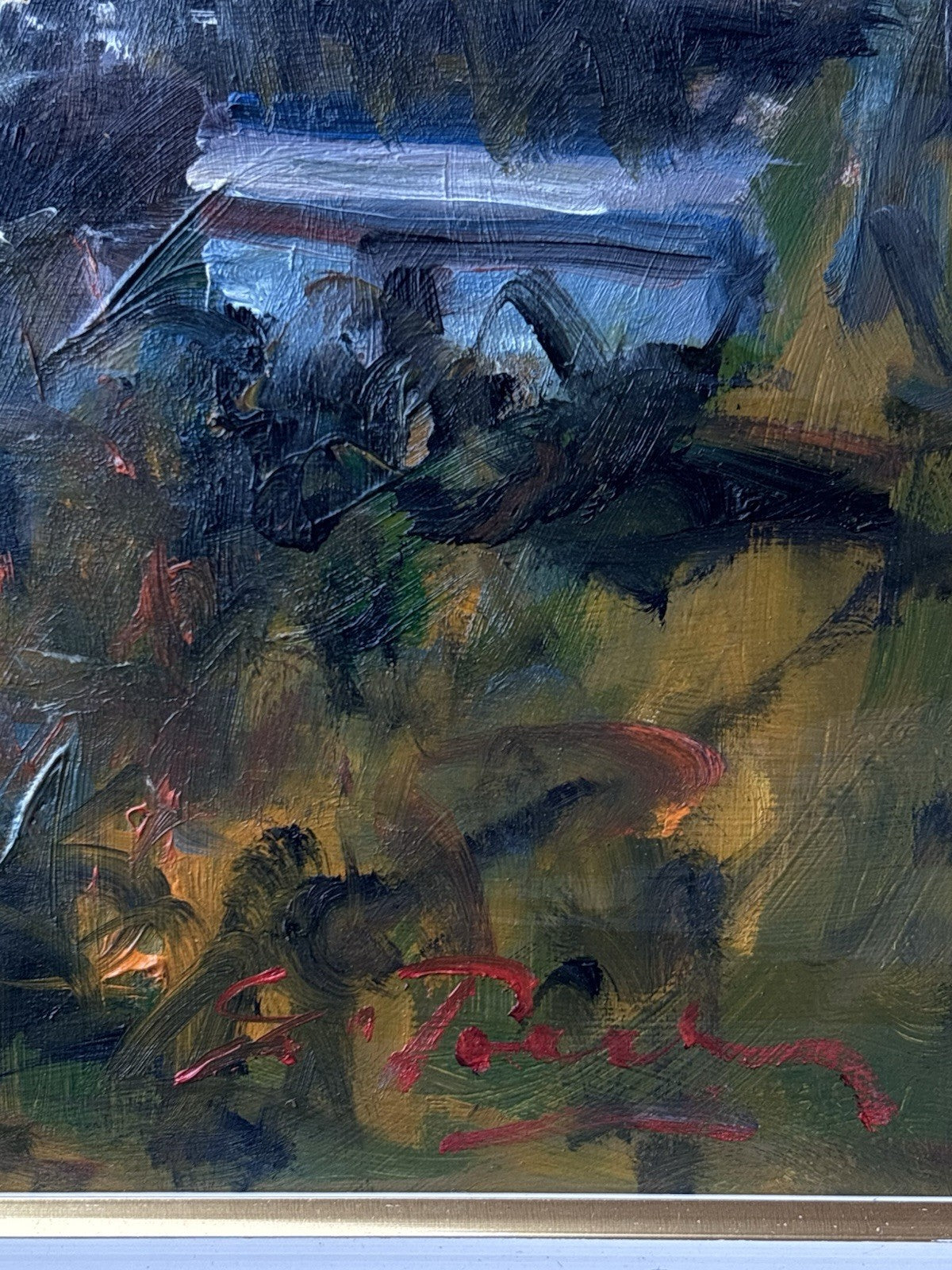Quadro -Positano- Giovanni Pane dipinto a olio