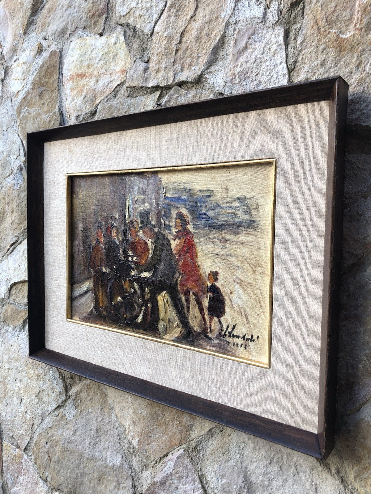 Quadro -Arrotino- dipinto a olio