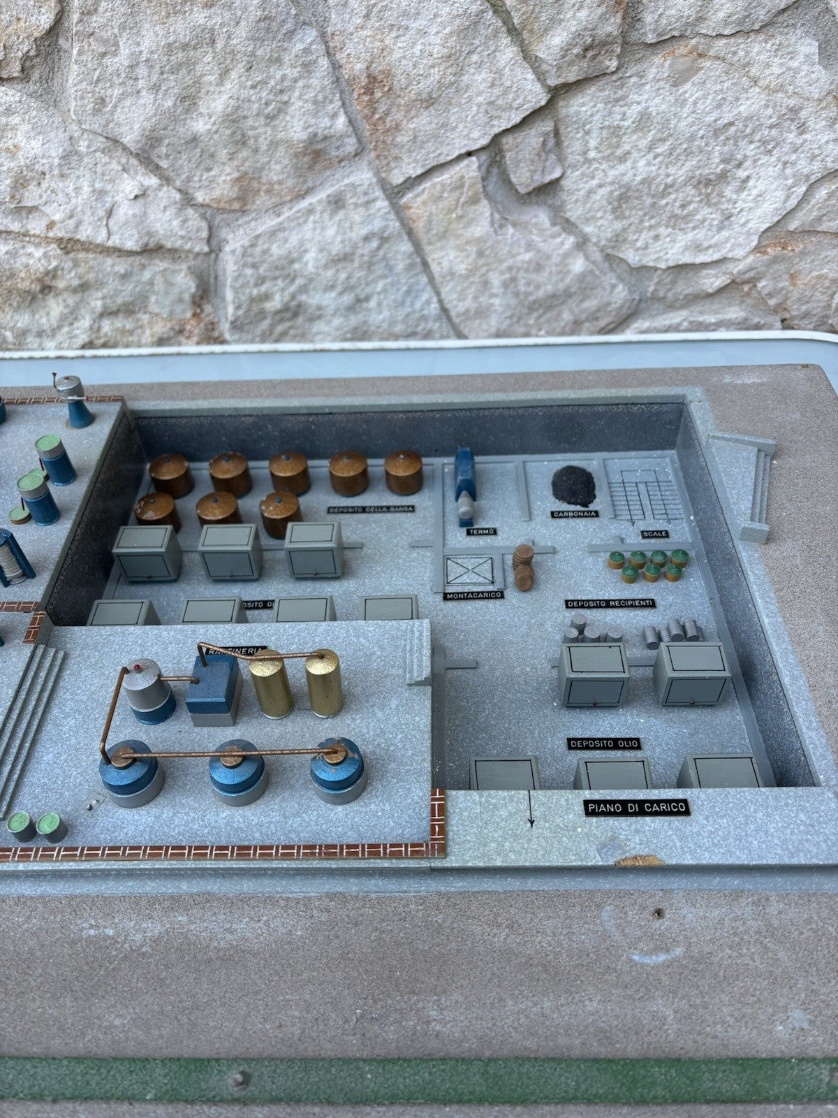 Modello Architettonico vintage, Olificio, Toffoli E Figli, Modello Scientifico