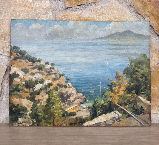 Quadro -Costiera- dipinto a olio