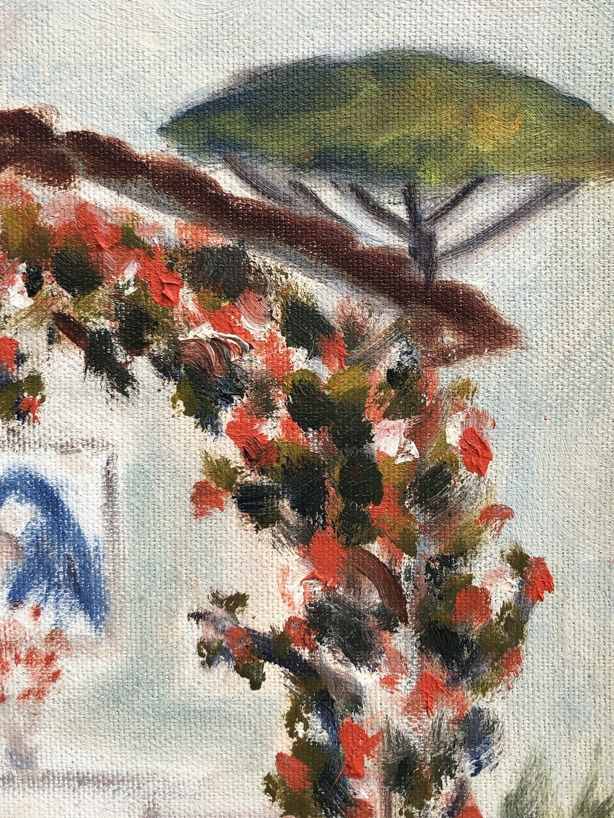 Quadro vintage -Cappellina- dipinto a olio su tela