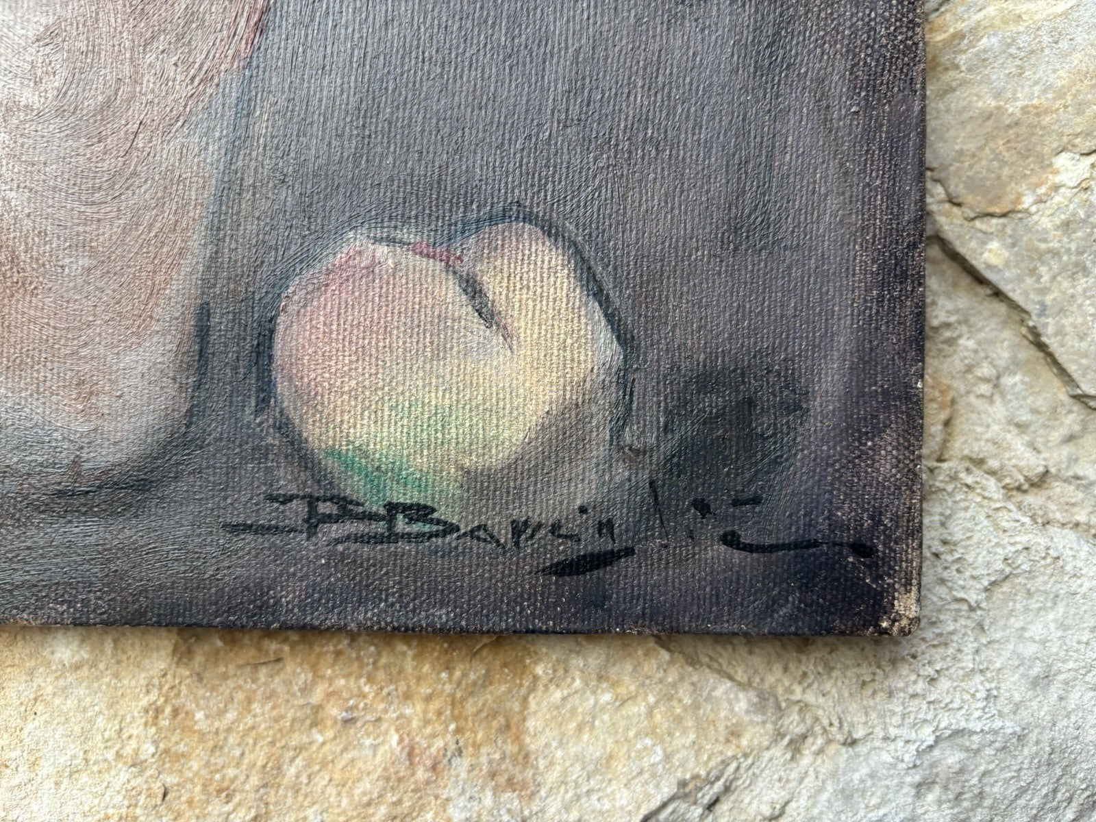 Quadro -Vaso Con Fiori- Raffaele Barscigliè dipinto a olio su tela