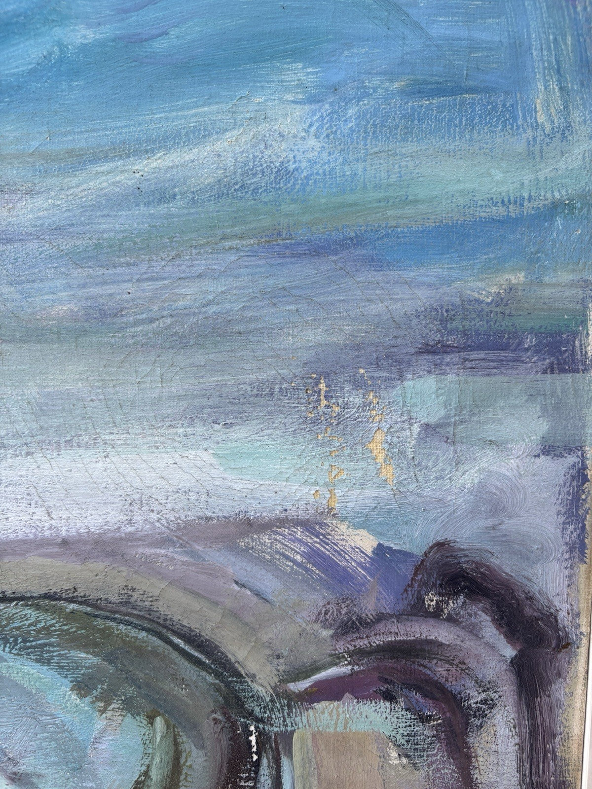 Quadro -Cavalli- Ferruccio Torraca- dipinto a olio su tela