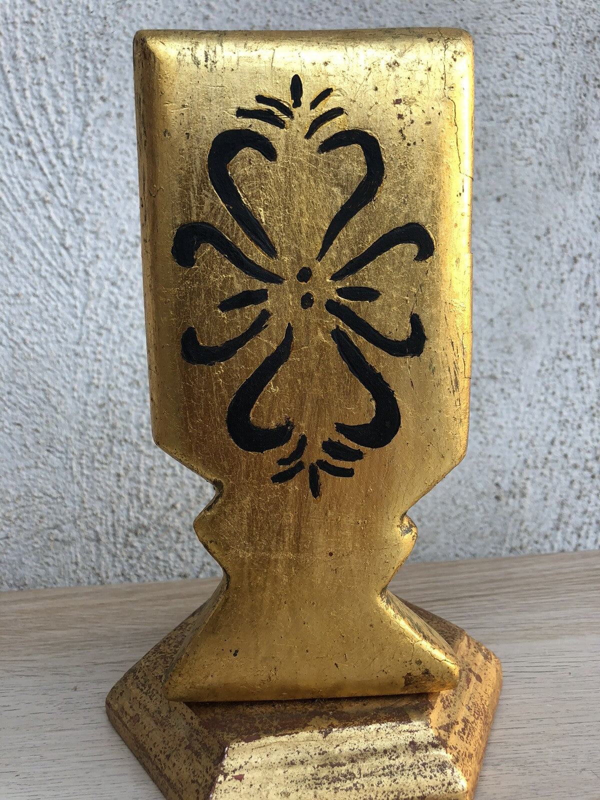 Specchio Vintage Da Tavolo In Legno Stile Fiorentino