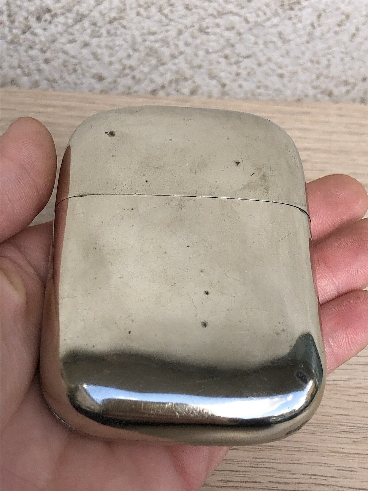 Scatola Vintage In Metallo Con Iniziali