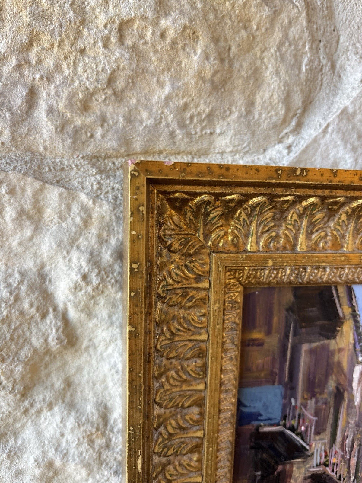 Quadro -Vicolo Di Napoli- Nino D’Amore- dipinto a olio