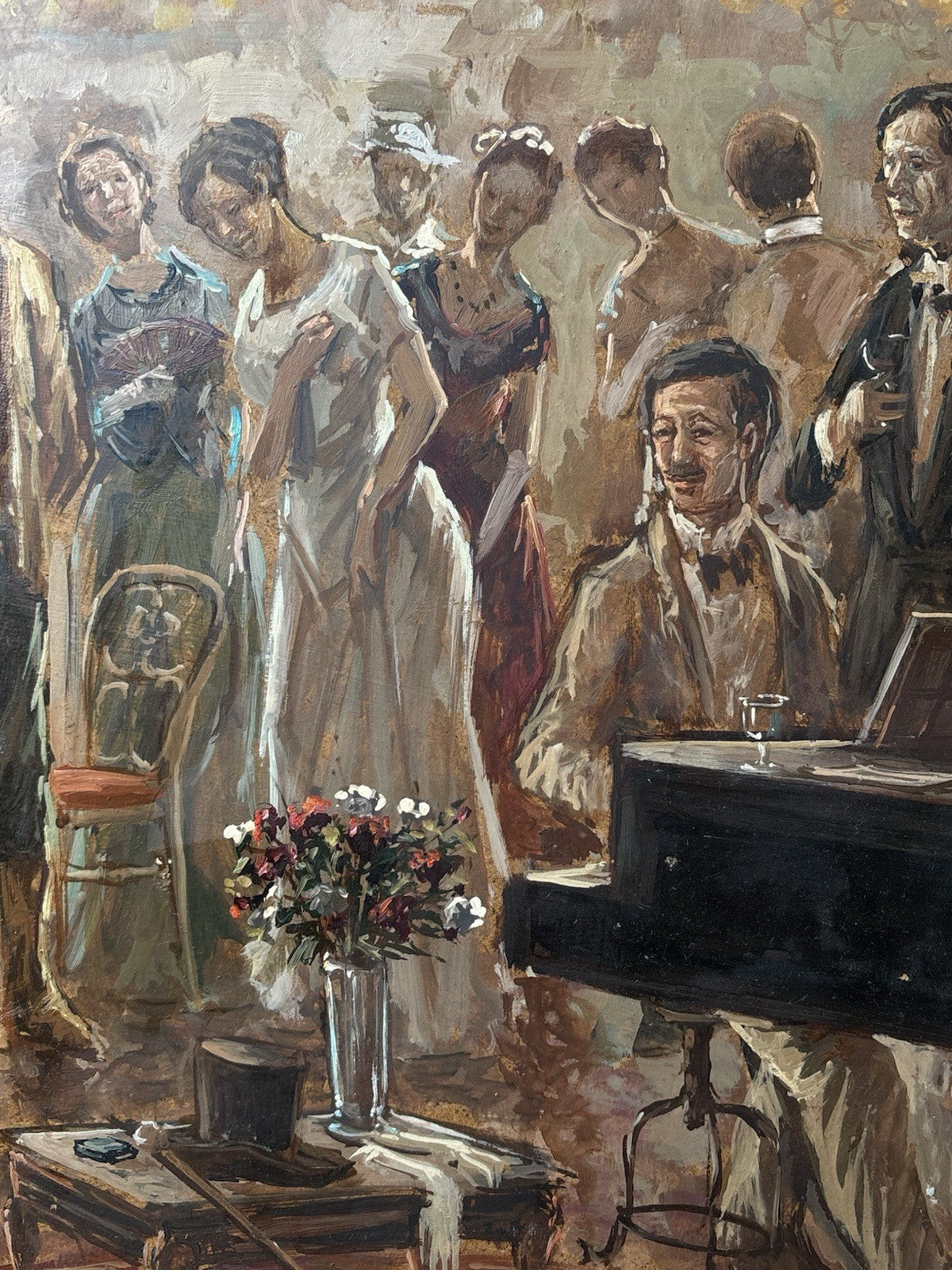 Quadro -O’Zappatore- dipinto a olio