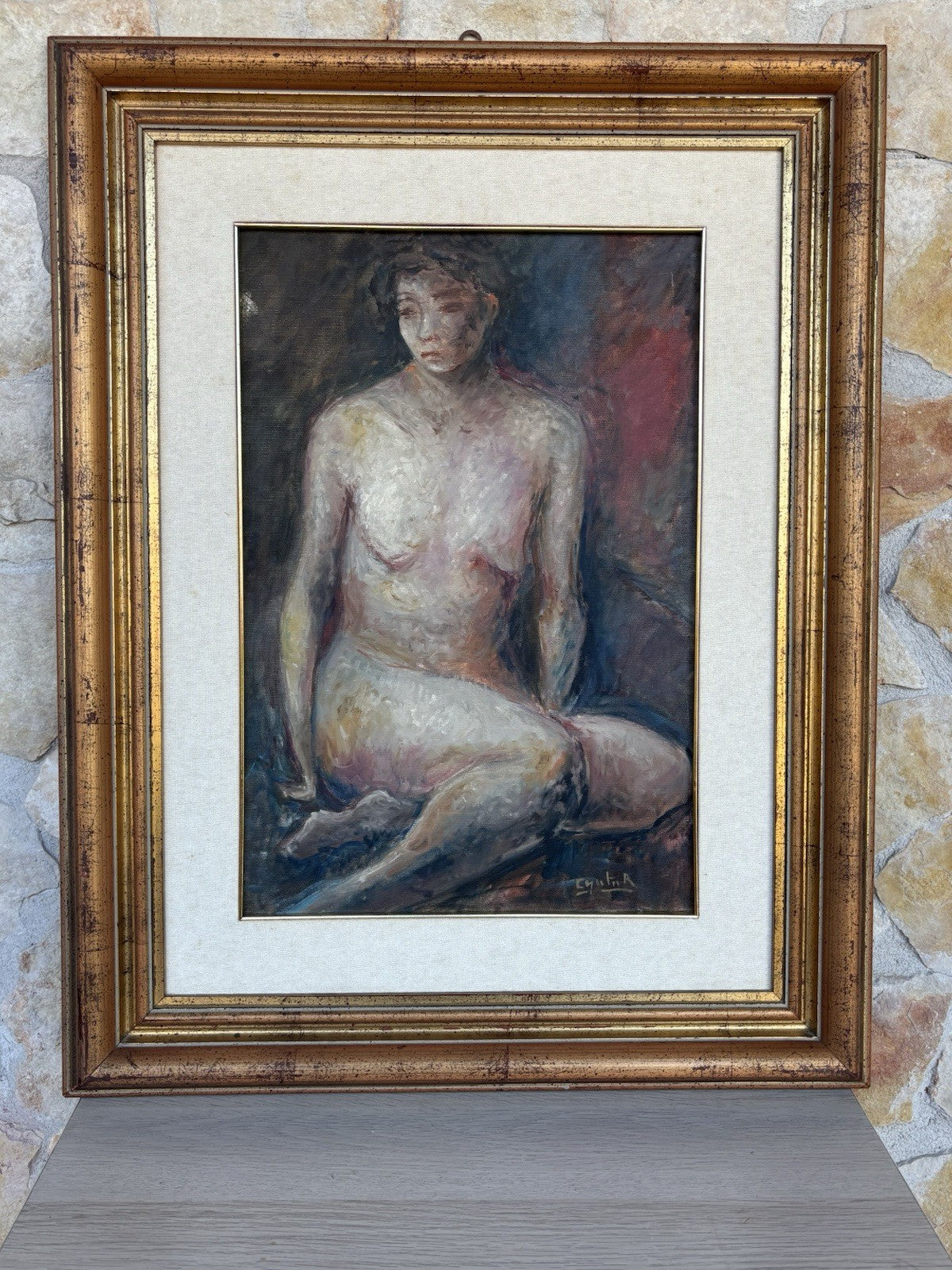 Quadro -Nudo Artistico- Rubens Capaldo dipinto a olio su tela