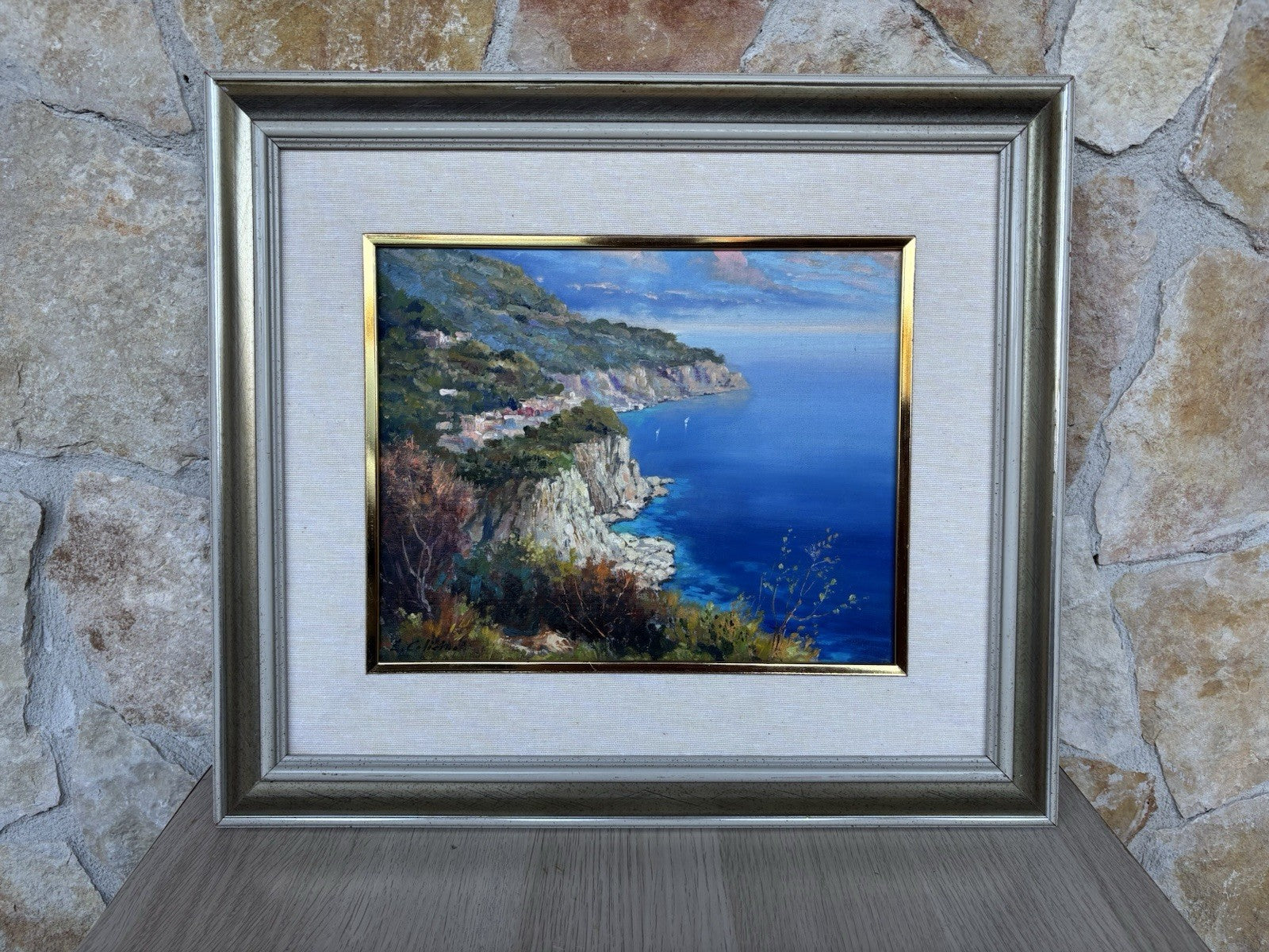 Quadro -Coste Nostrane- dipinto a olio su tela