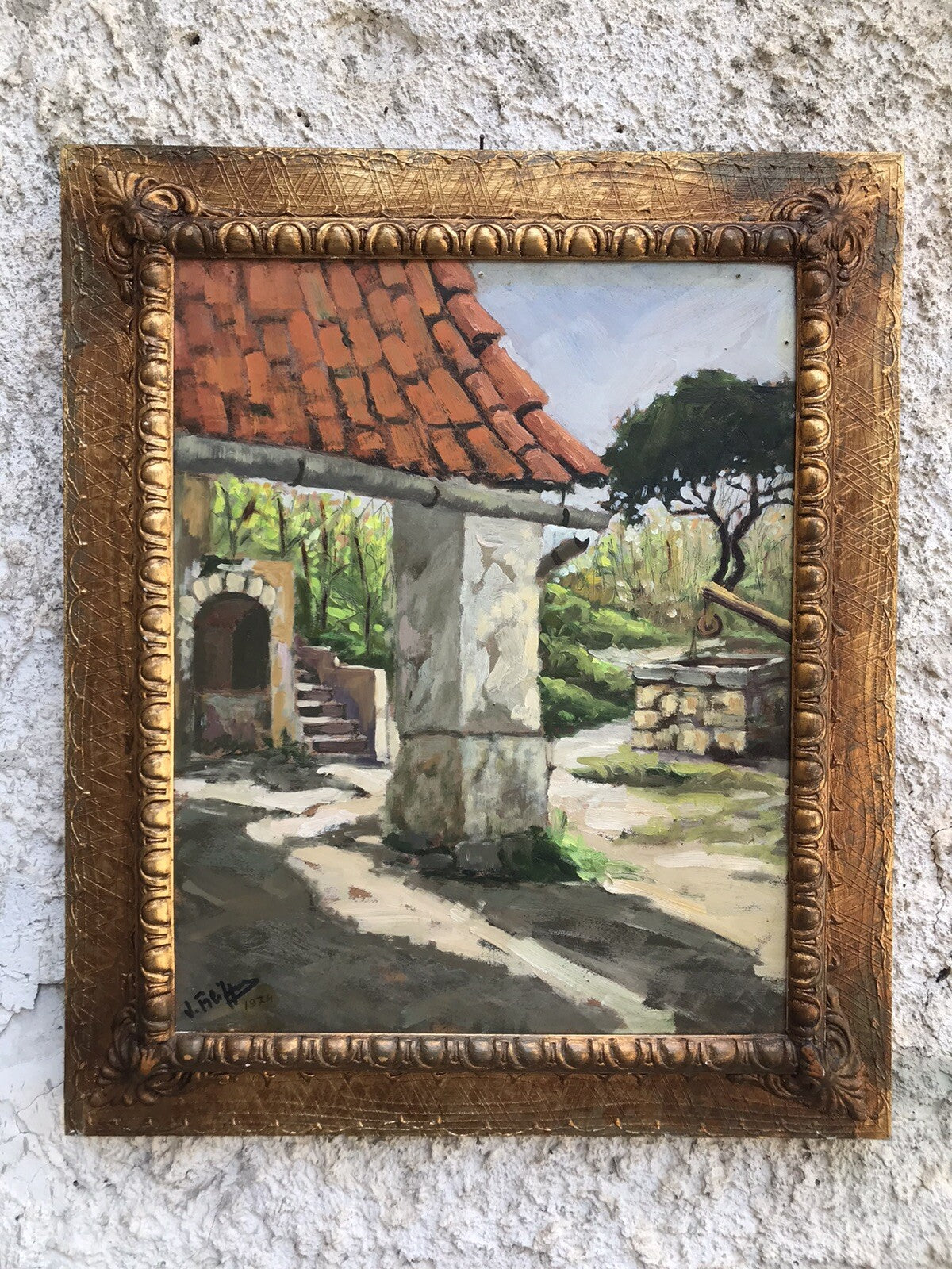 Quadro Vintage - Paesaggio- dipinto a olio