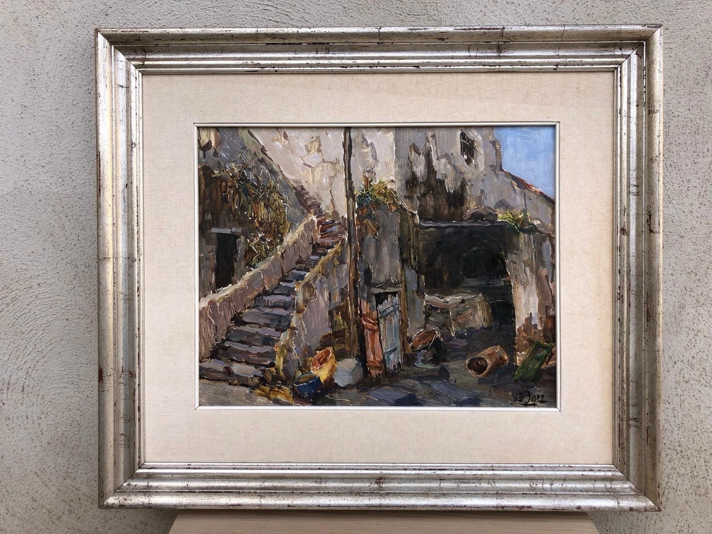Quadro -Vecchio Forno- Raffaele Lopez dipinto a olio