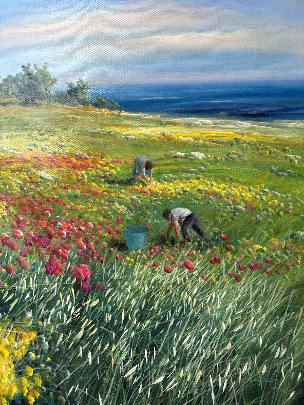 Quadro -Paesaggio- Antonio Anelli- dipinto a olio su tela