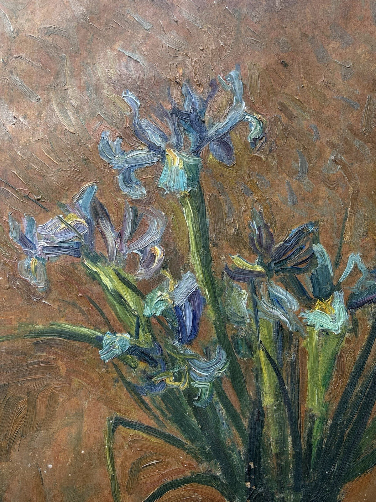 Quadro antico -Vaso Con Fiori- Manilo Giarrizzo- dipinto a olio su tela