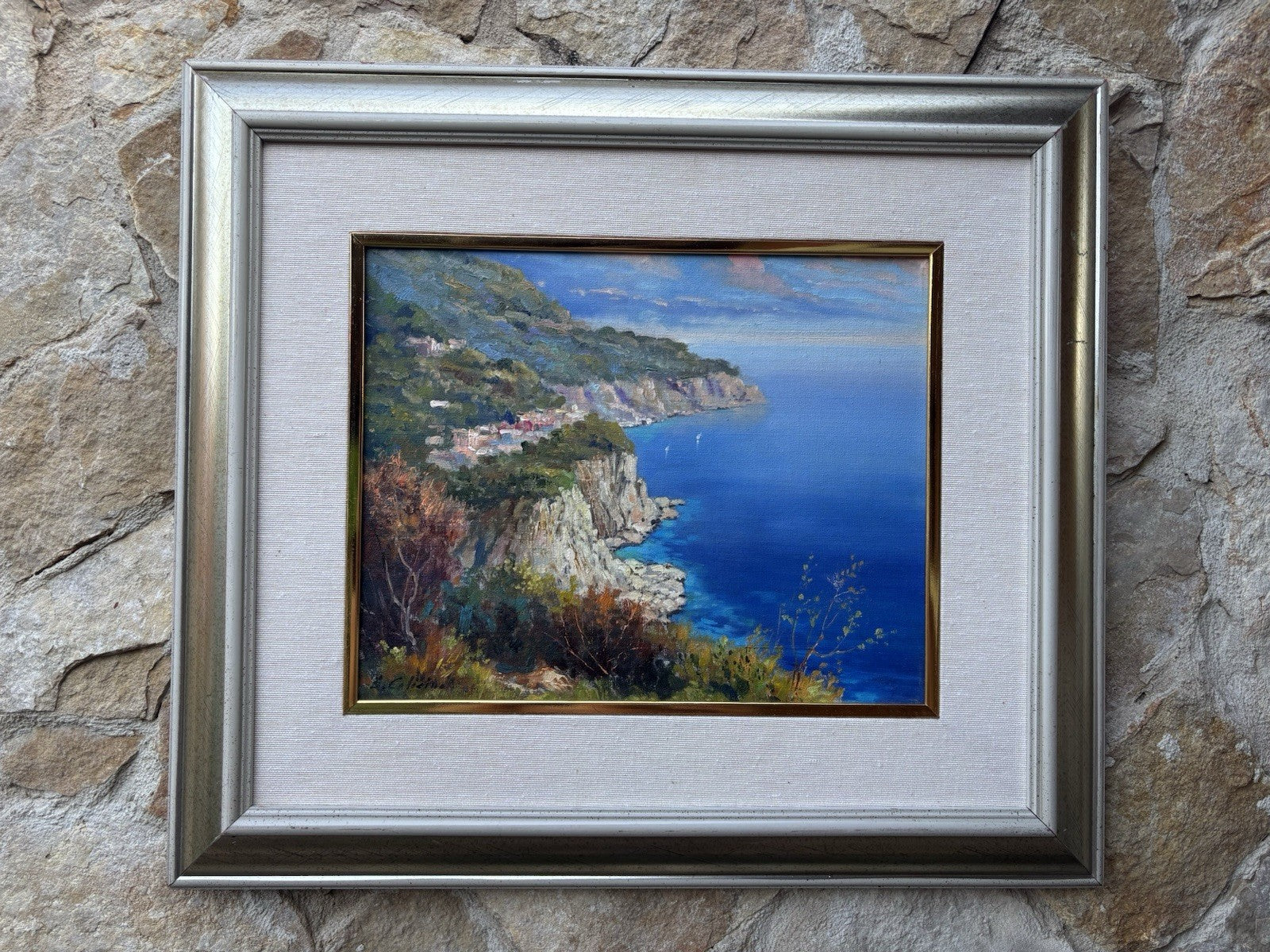 Quadro -Coste Nostrane- dipinto a olio su tela