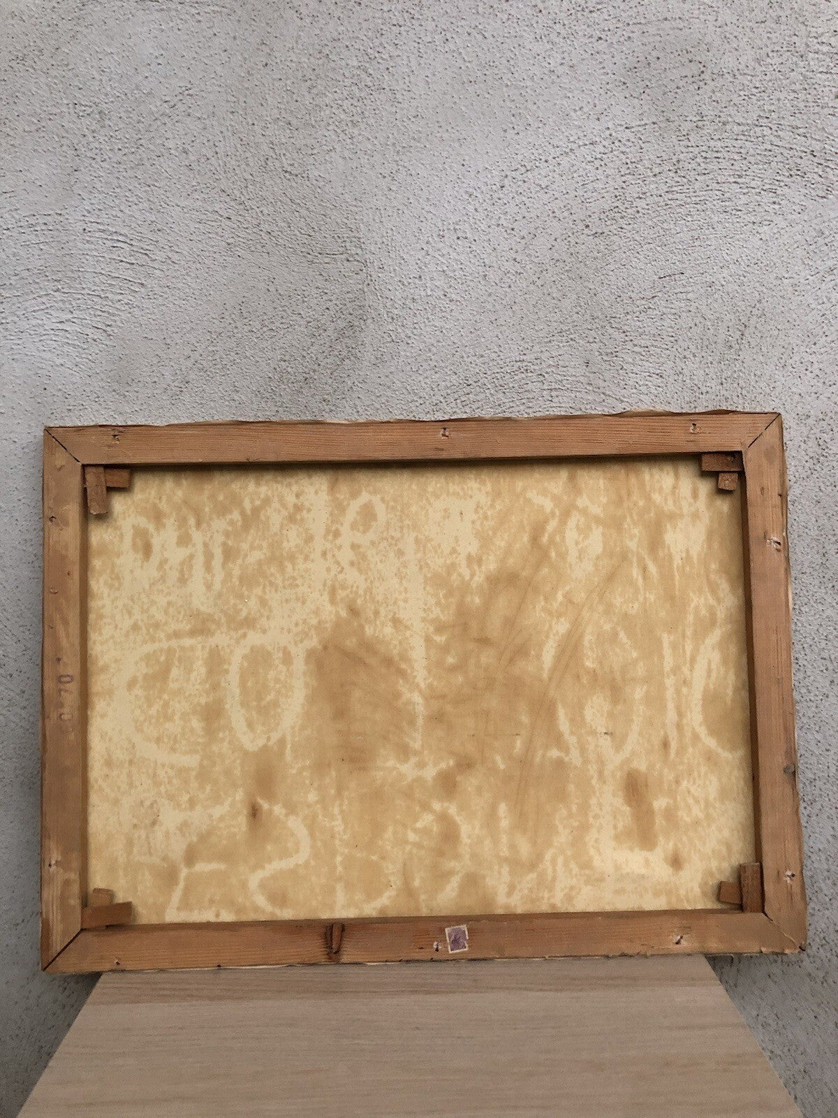 Quadro vintage -Bagnanti- dipinto a olio su tela