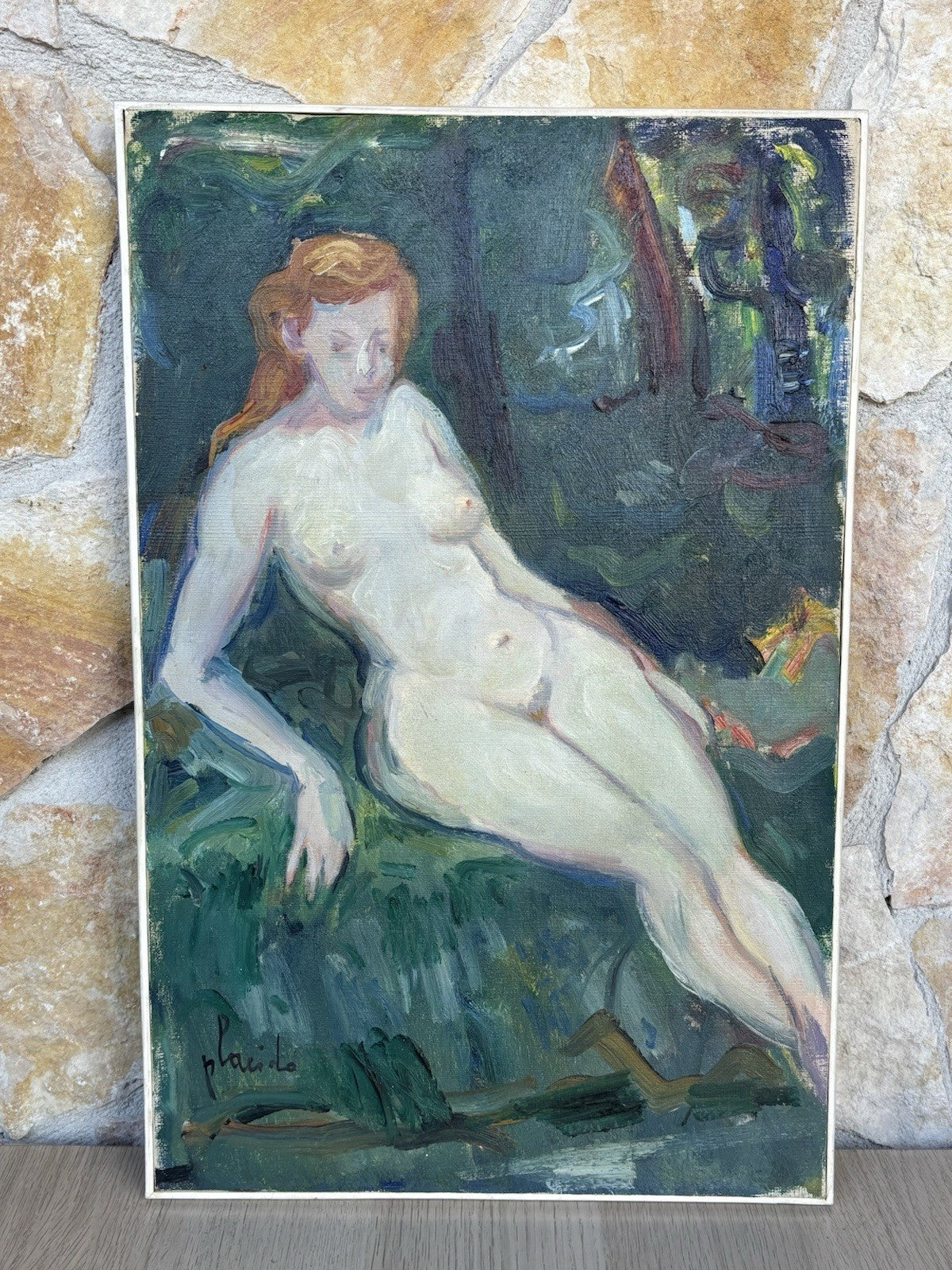 Quadro -Nudo Artistico- Errico Placido dipinto a olio su tela