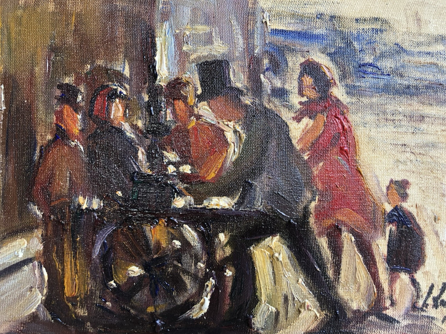 Quadro -Arrotino- dipinto a olio