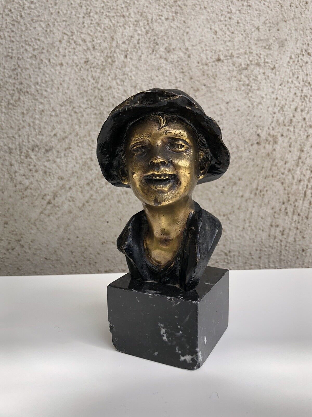 Scultura In Bronzo Vintage “Scugnizzo”