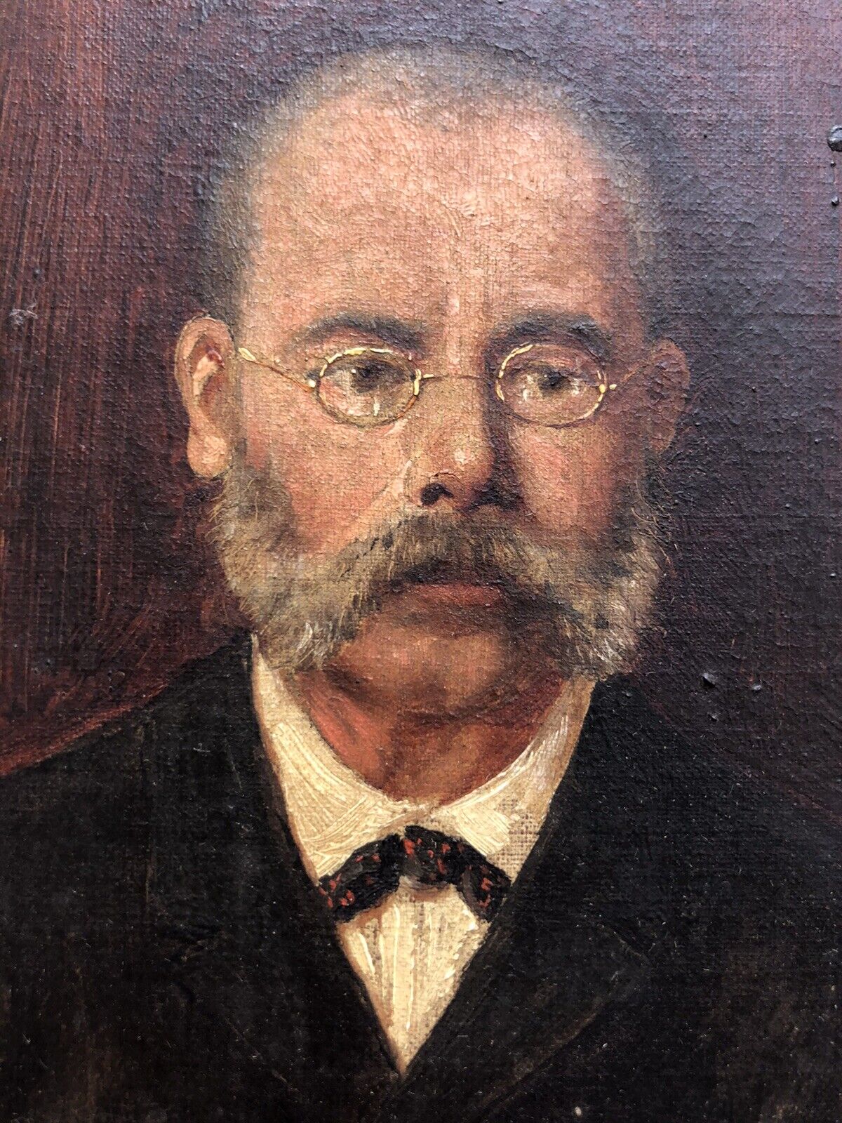 Quadro antico -Ritratto-dipinto a olio su tela