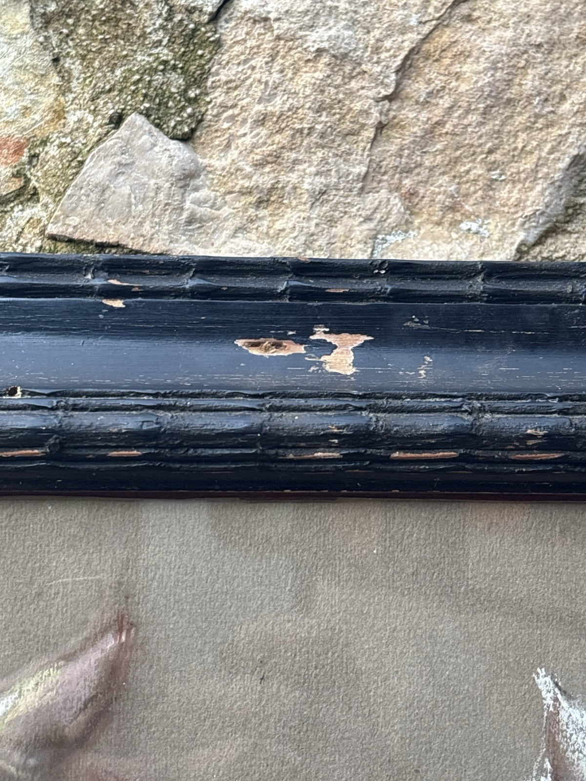 Quadro antico -Figure Animali- Federico De Curtis- pastello su carta