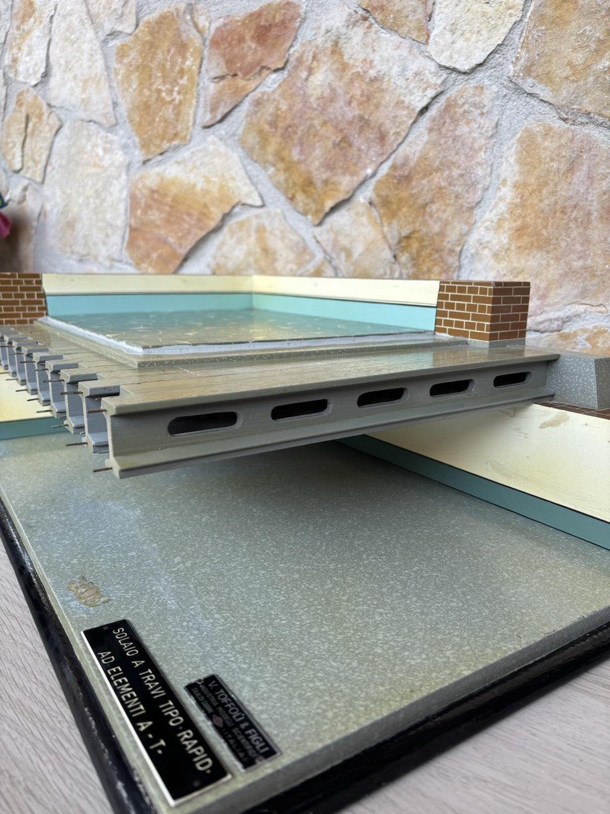 Modello Architettonico Didattico Anni ‘50- Toffoli E Figli