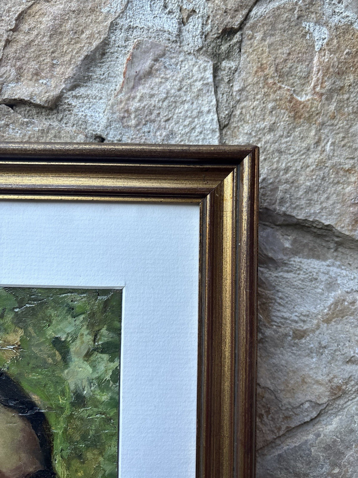 Quadro -Figura Di Donna- dipinto a olio su tavoletta