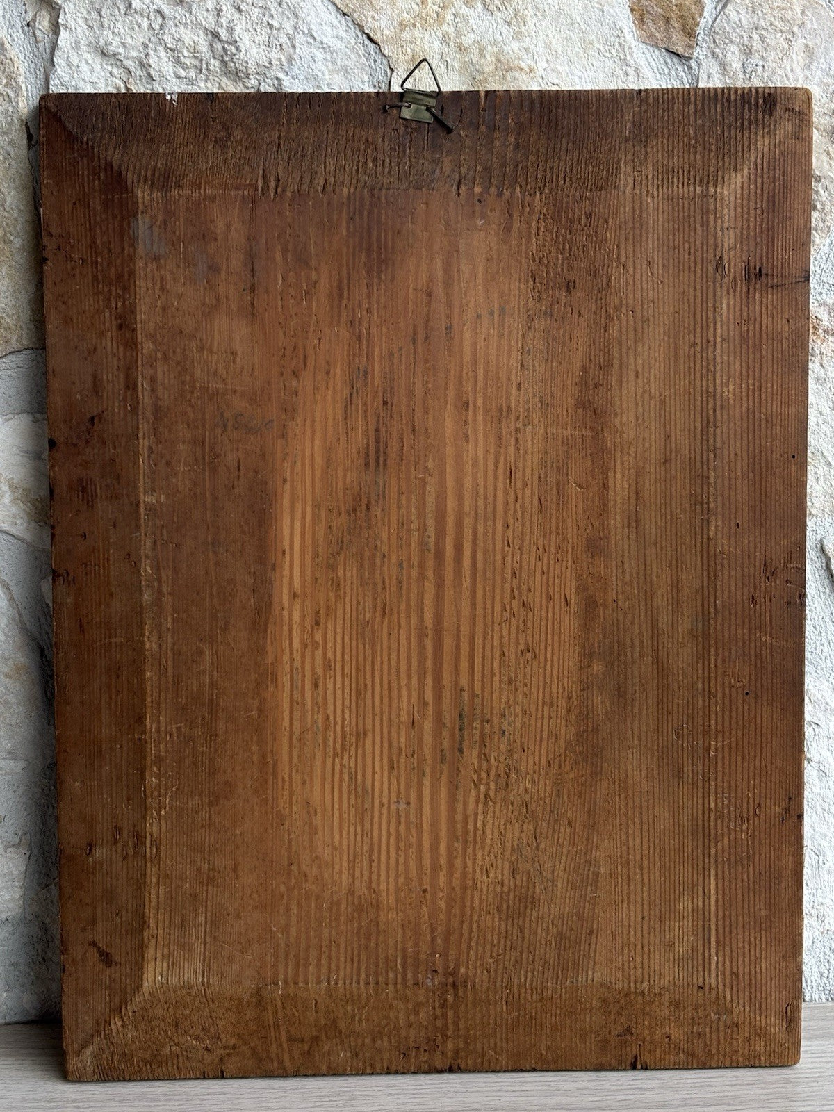 Quadro antico -Paesaggio Con Alberi- dipinto a olio su tavola