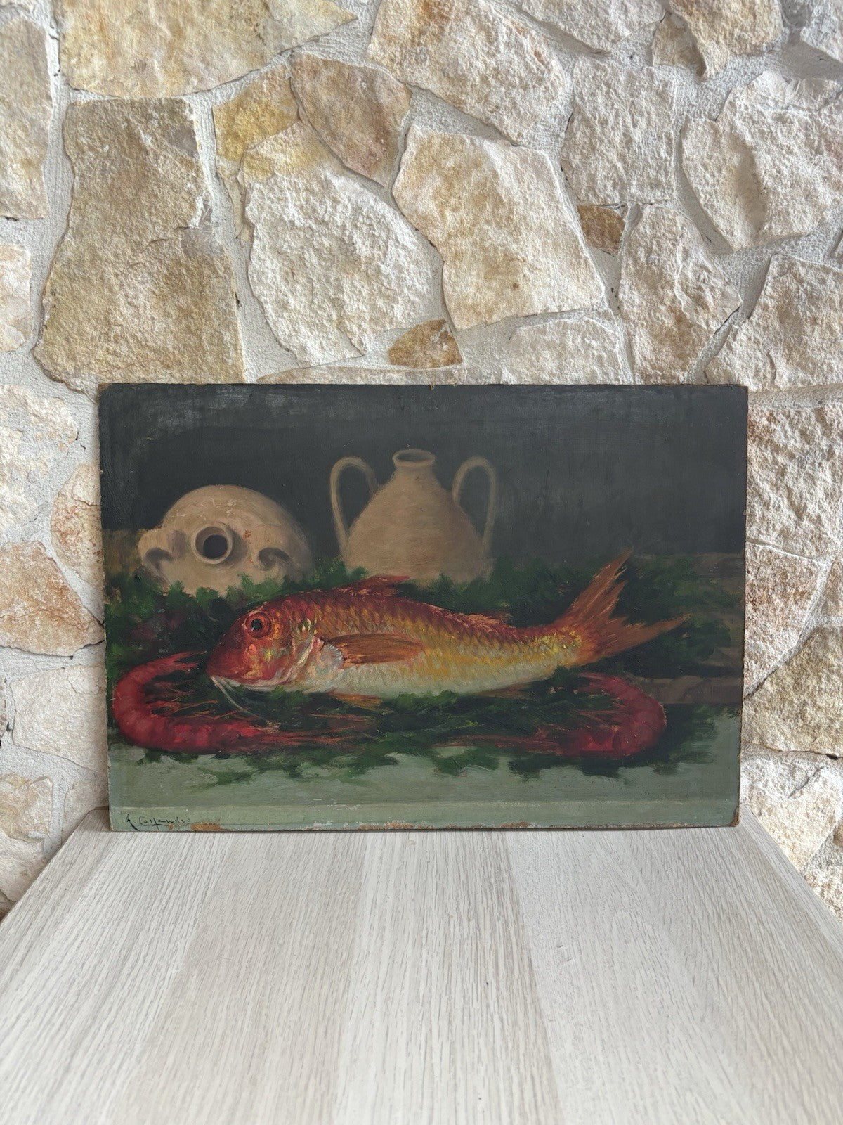 Quadro -Natura Morta- Augusto Cassandro dipinto a olio