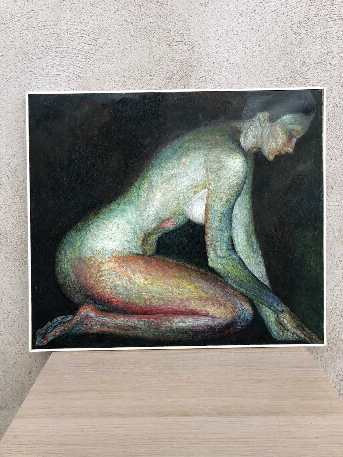 Quadro -Nudo Artistico- dipinto a olio su tela