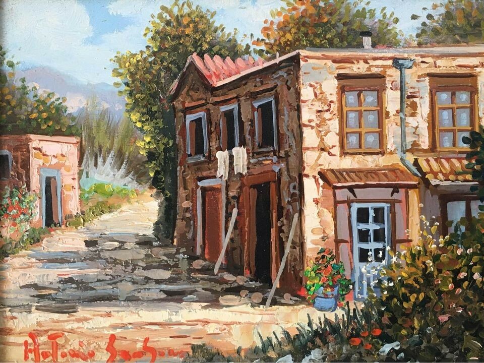 Quadro vintage dipinto a olio