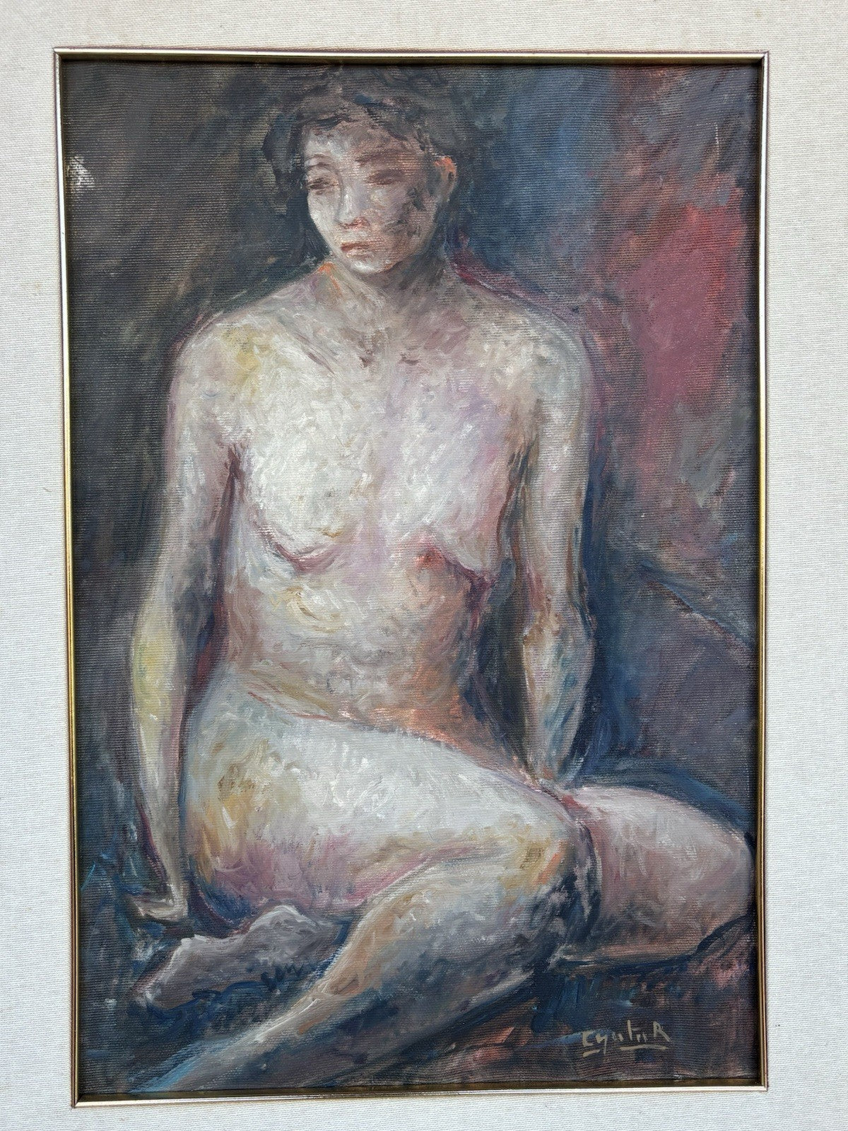 Quadro -Nudo Artistico- Rubens Capaldo dipinto a olio su tela