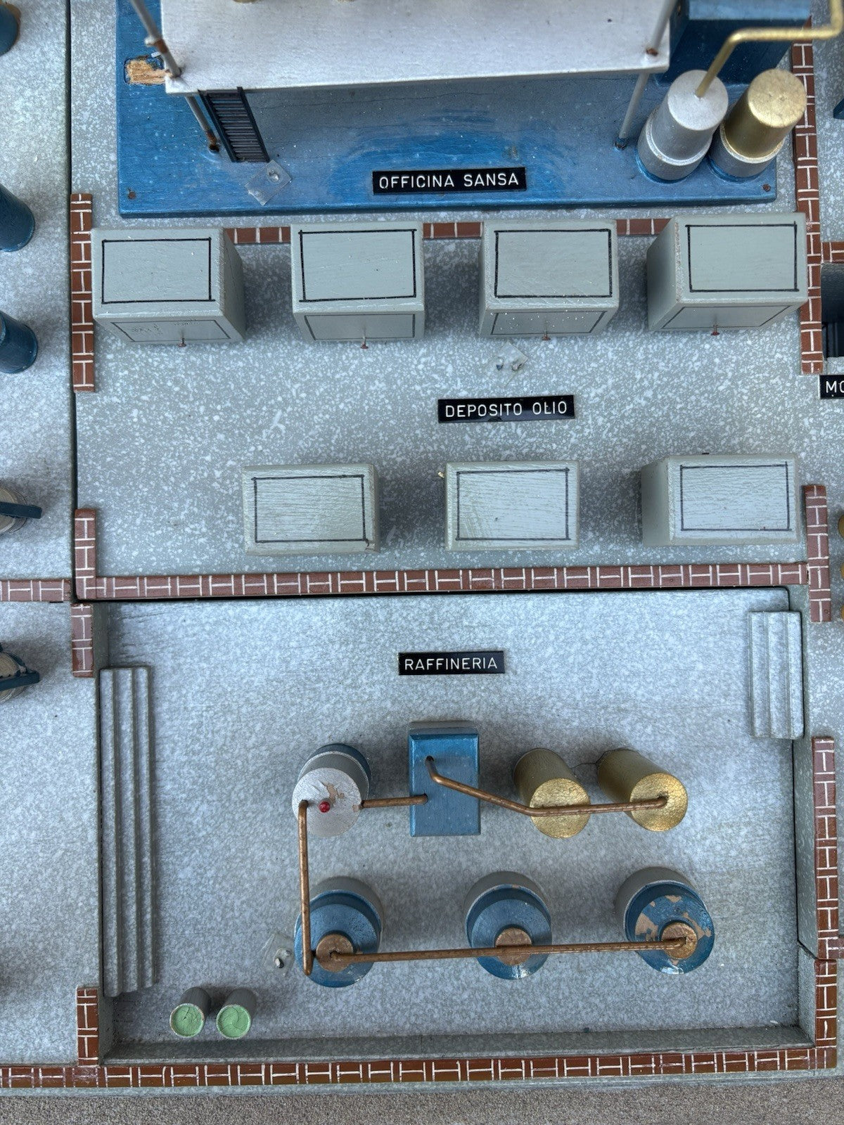 Modello Architettonico vintage, Olificio, Toffoli E Figli, Modello Scientifico