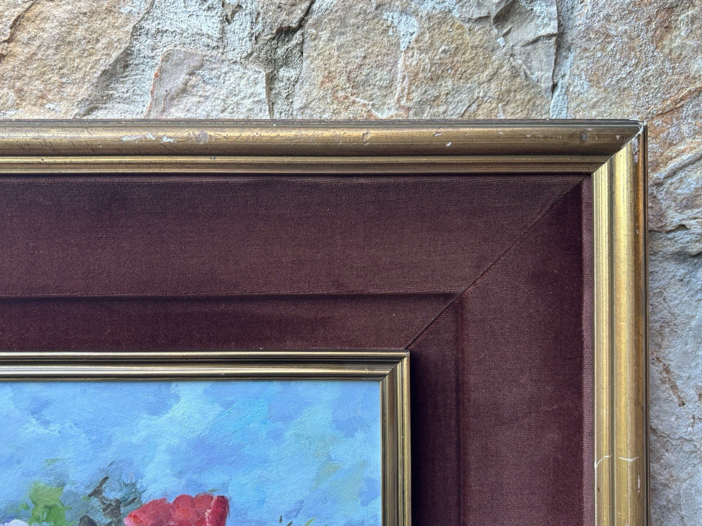 Quadro -Fiori- Giuseppe Gargiulo dipinto a olio