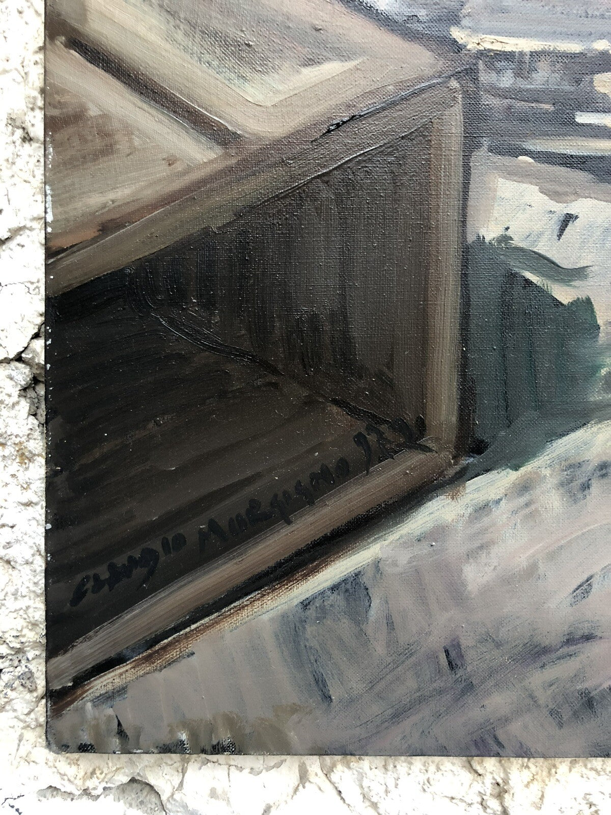 Quadro -Natura Morta- dipinto a olio su tela