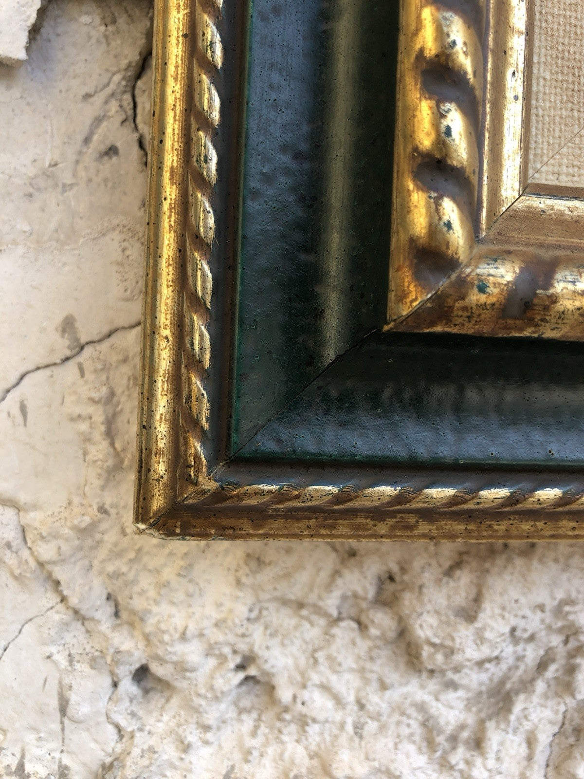 Quadro -Strada Con Figure- dipinto a olio su tavoletta