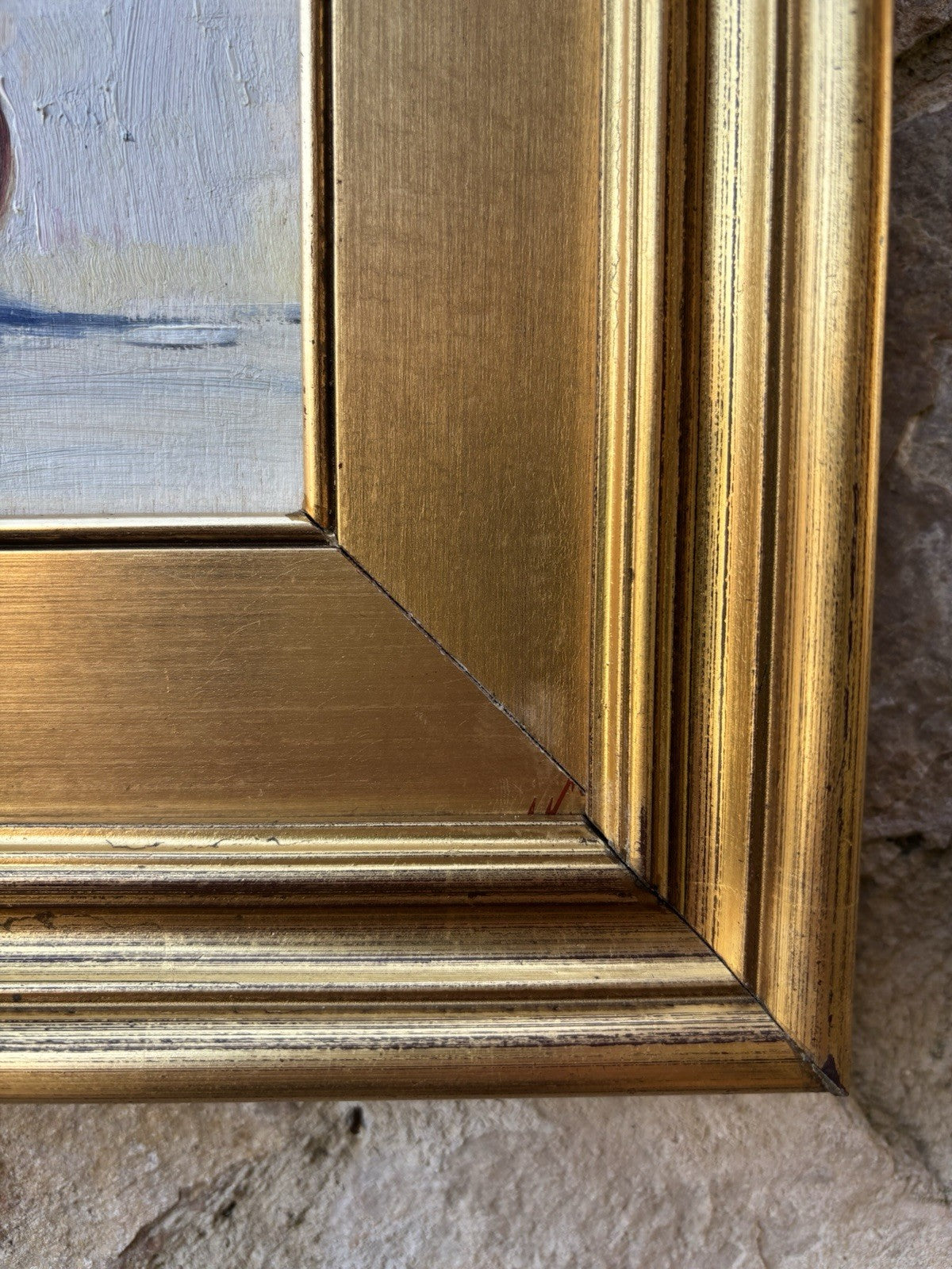 Quadro -La Carrozzella- Maria Izzo dipinto a olio