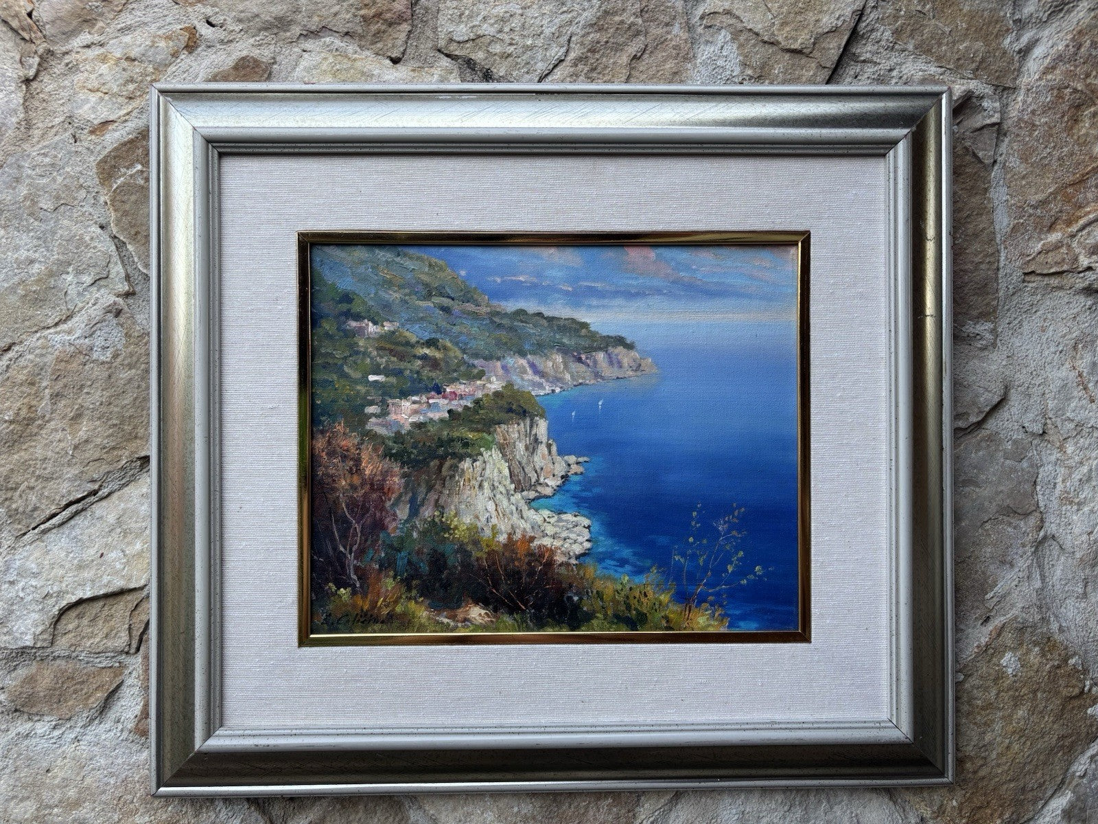 Quadro -Coste Nostrane- dipinto a olio su tela