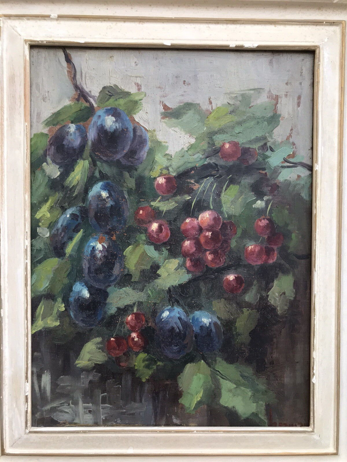 QUADRO VINTAGE -NATURA MORTA-DIPINTO A OLIO
