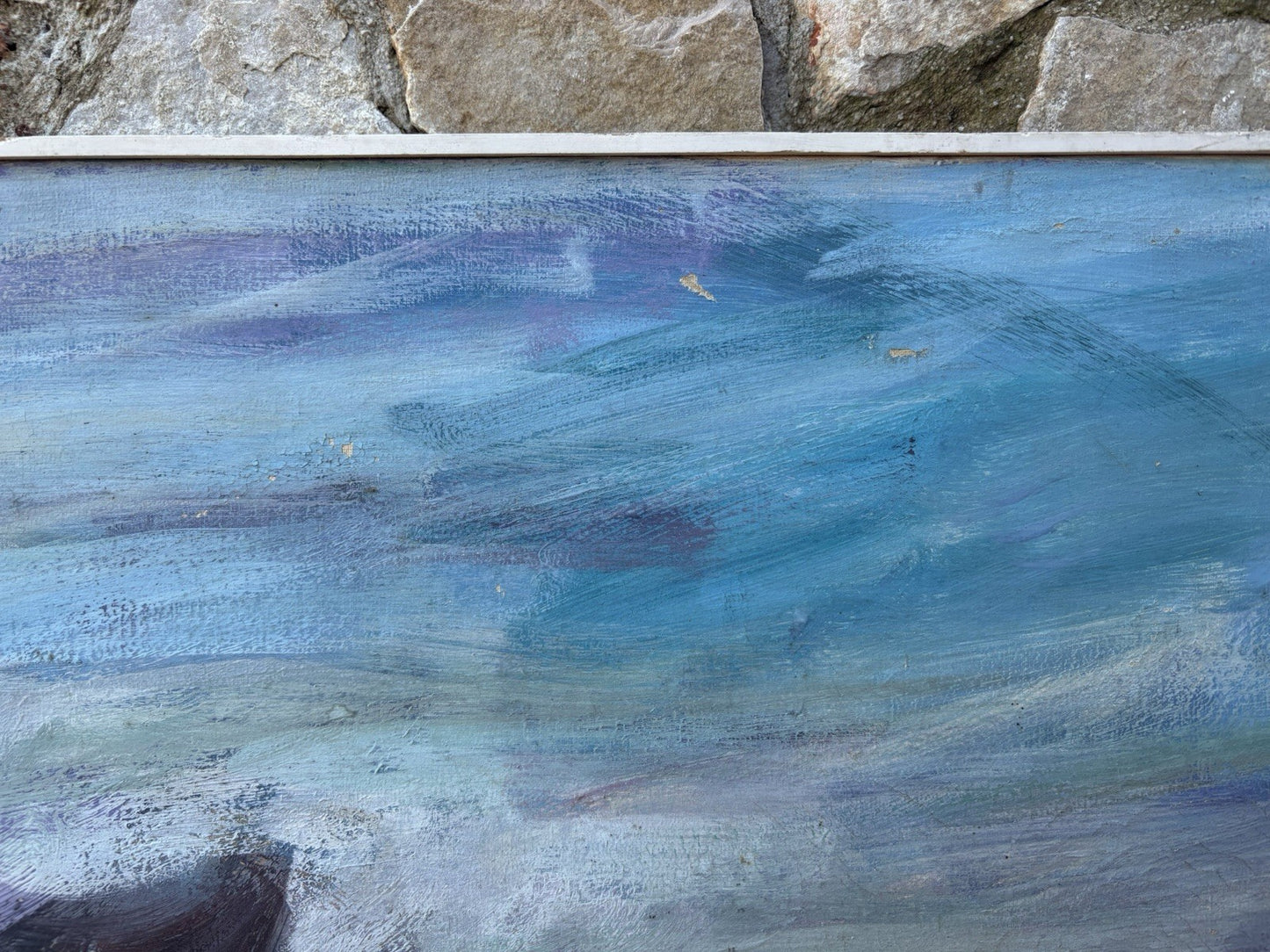 Quadro -Cavalli- Ferruccio Torraca- dipinto a olio su tela