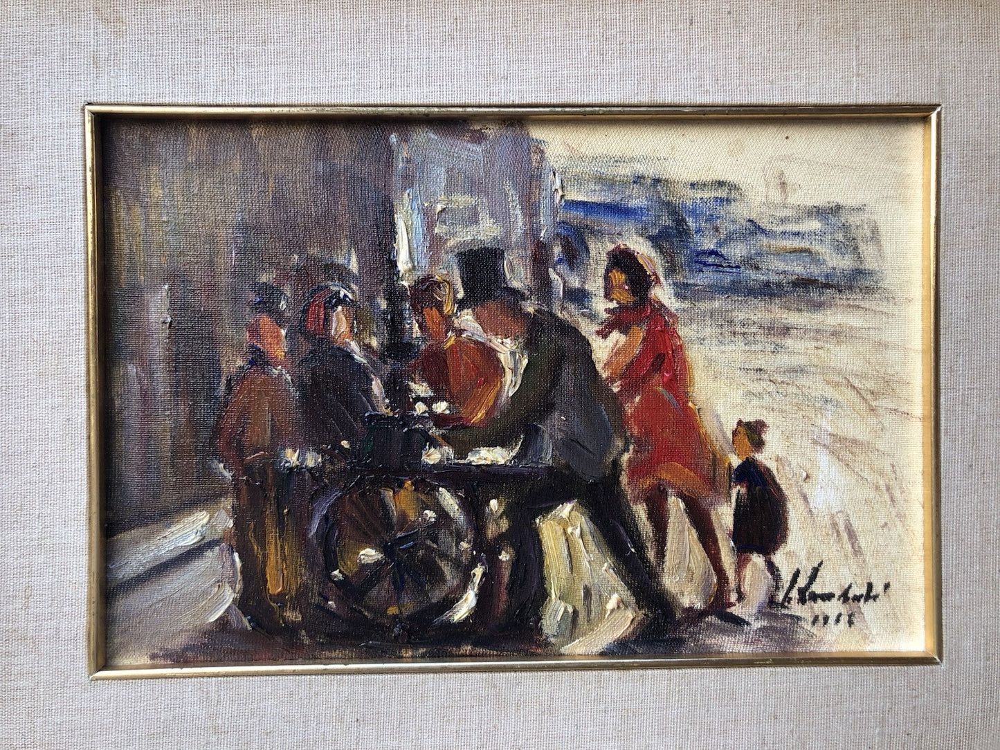 Quadro -Arrotino- dipinto a olio