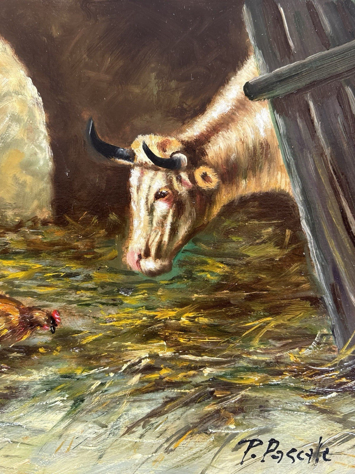 Quadro -Figure Animali- dipinto a olio