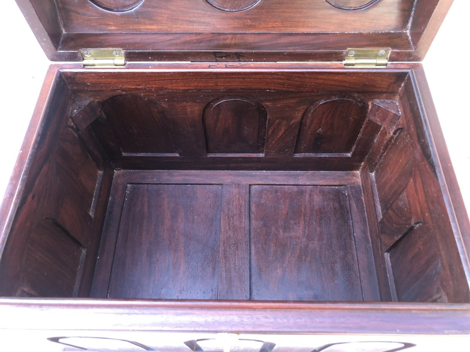 Baule Scrigno Vintage In Legno