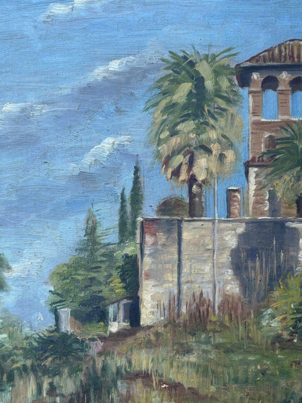 Quadro -Paesaggio- dipinto a olio