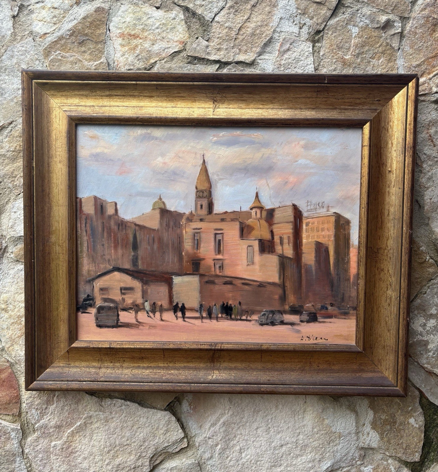 Quadro -Pozzuoli- Antonio D’Urso dipinto a olio