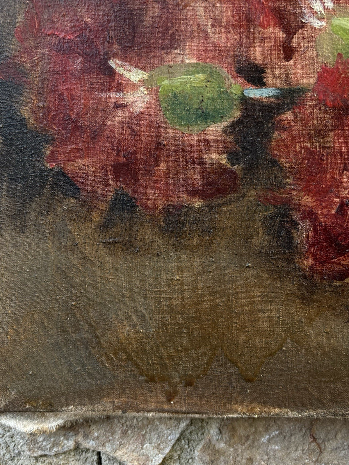 Quadro antico -Vaso Con Fiori- Giuseppe Alberto Cocco dipinto a olio su tela