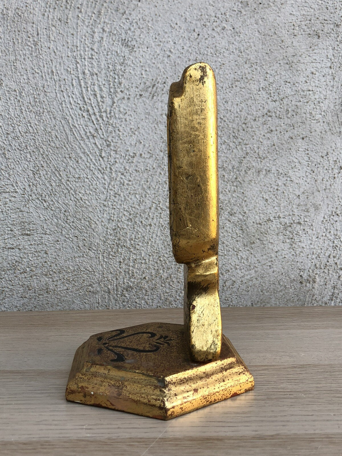 Specchio Vintage Da Tavolo In Legno Stile Fiorentino