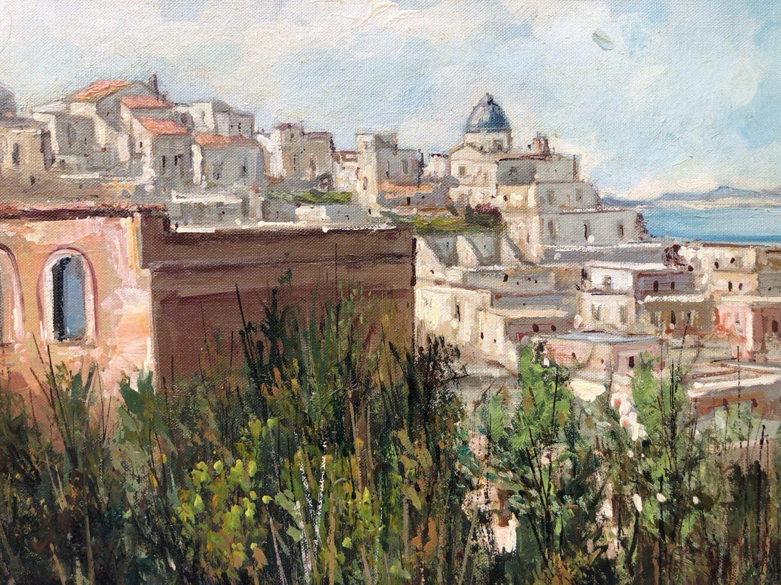 Quadro -Paesaggio Panoramico- dipinto a olio
