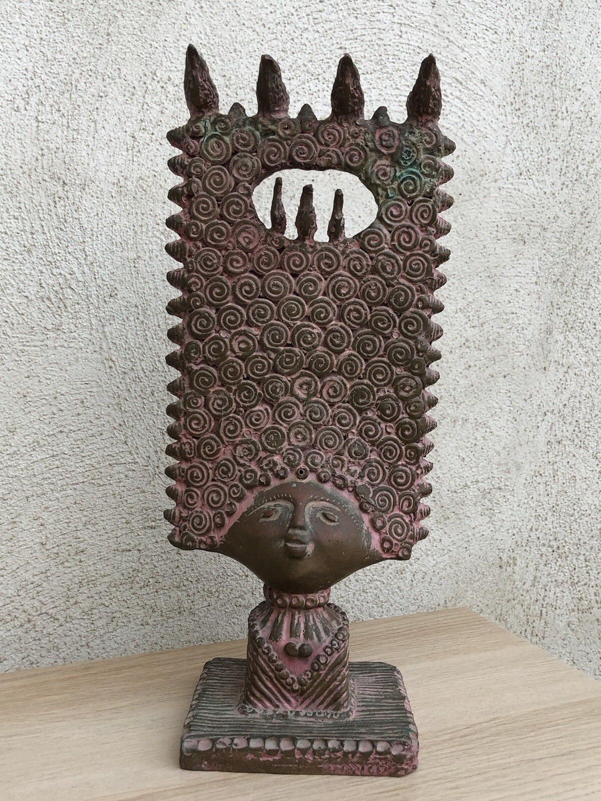 Scultura Vintage In Bronzo Raffaele Spizzico